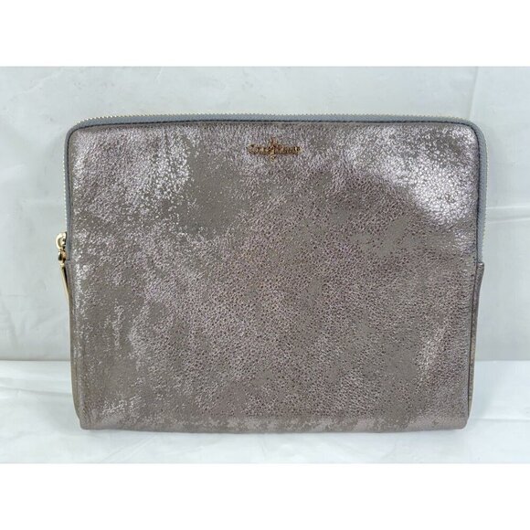 Cole Haan Leather Crosby Padded iPad Tablet Zip Around Case - Picture 1 of 10
